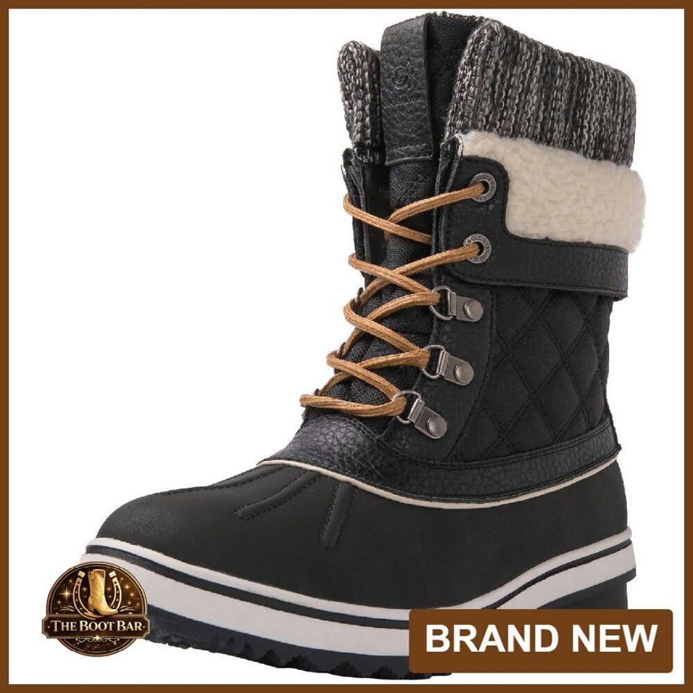 Waterproof Winter Snow Boots Women's Size 7 Thermolite Insulation -15F